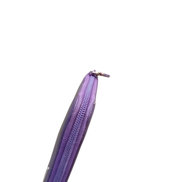 Prada Purple Leather Full Size Zip Wallet with COA - Picture 7 of 10